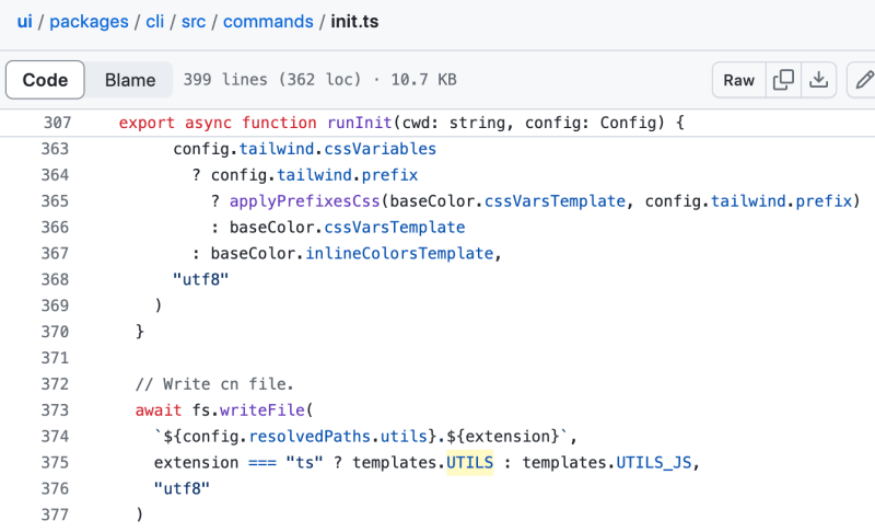 shadcn-ui/ui codebase analysis: How does shadcn-ui CLI work? — Part 5