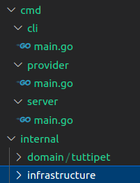 GO — Estrutura de projetos