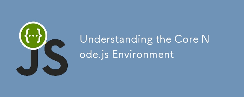 Understanding the Core Node.js Environment