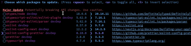 Update Your npm Packages with npm-check