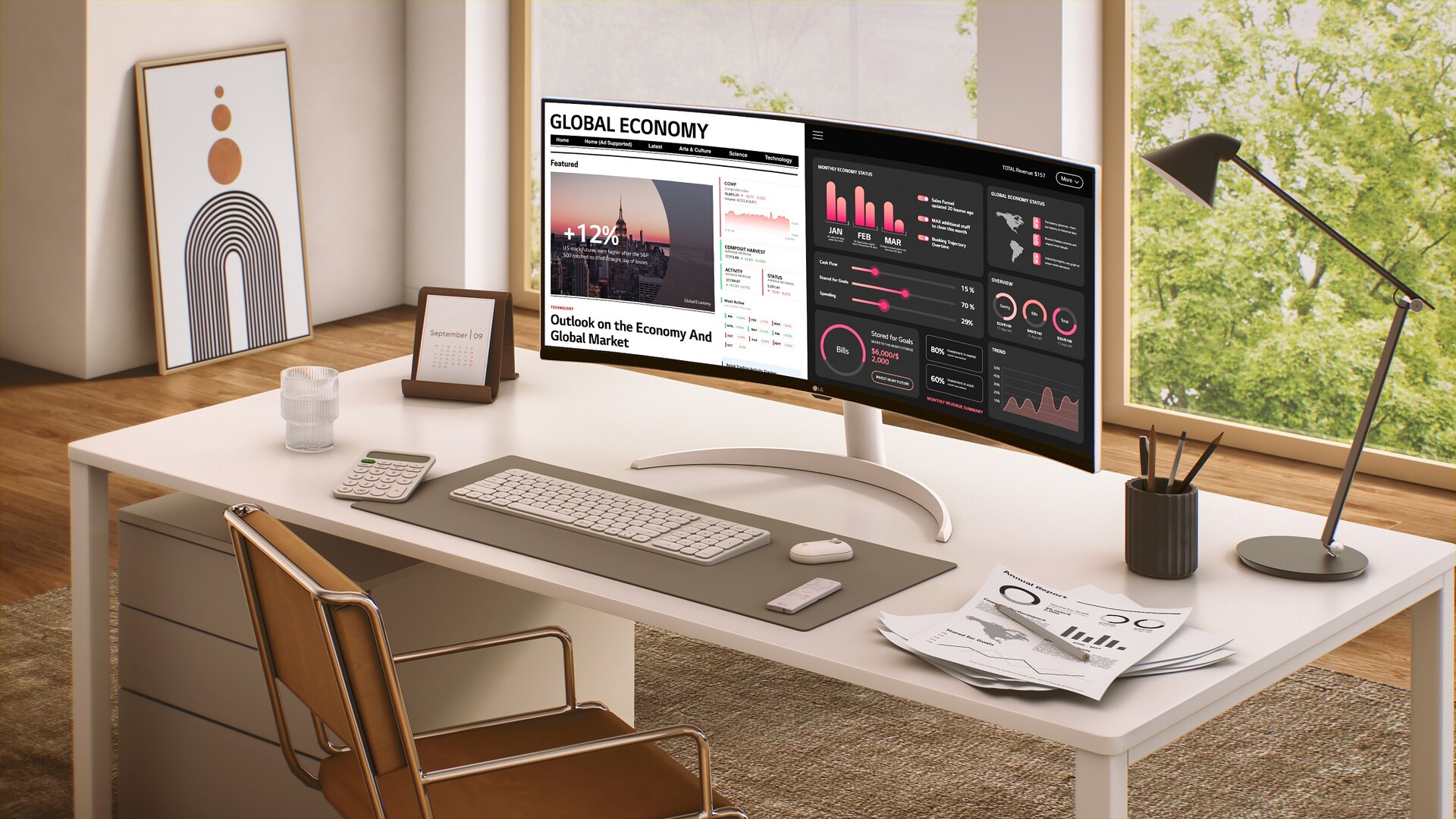 LG previews two new 34-inch MyView smart monitors with AirPlay 2 and ScreenShare support