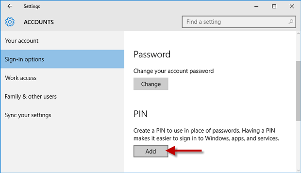 How to Add Sign-in Options for Your Account on Windows 10