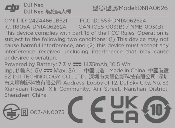 DJI Neo smaller than DJI Mini: Potentially weighing only 169 grams, foldable mini camera drone leaks in video and certification