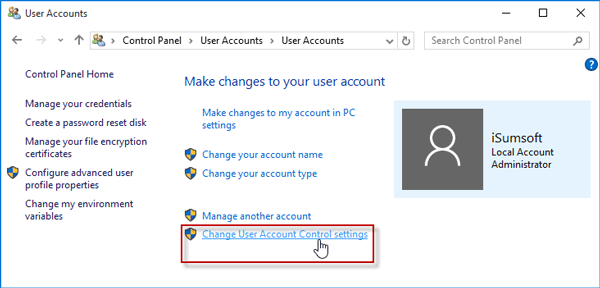 How to Disable User Account Control in Windows 10