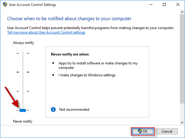 How to Disable User Account Control in Windows 10