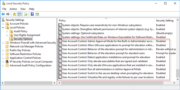 How to Disable User Account Control in Windows 10