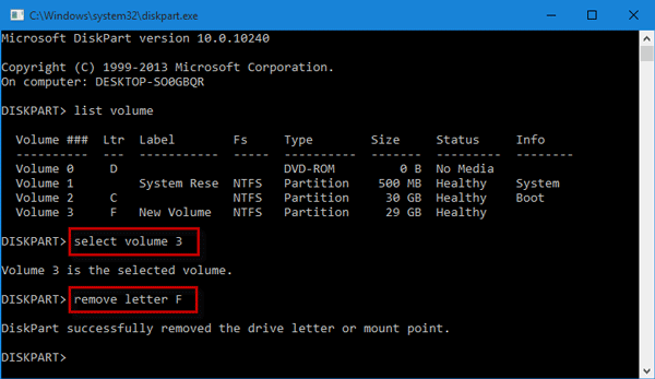 How to Hide/Unhide Hard Disk Partition in Windows 10 File Explorer