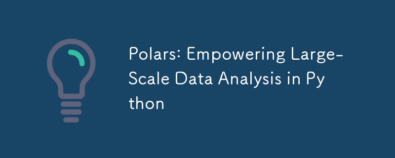 Polars: Empowering Large-Scale Data Analysis in Python