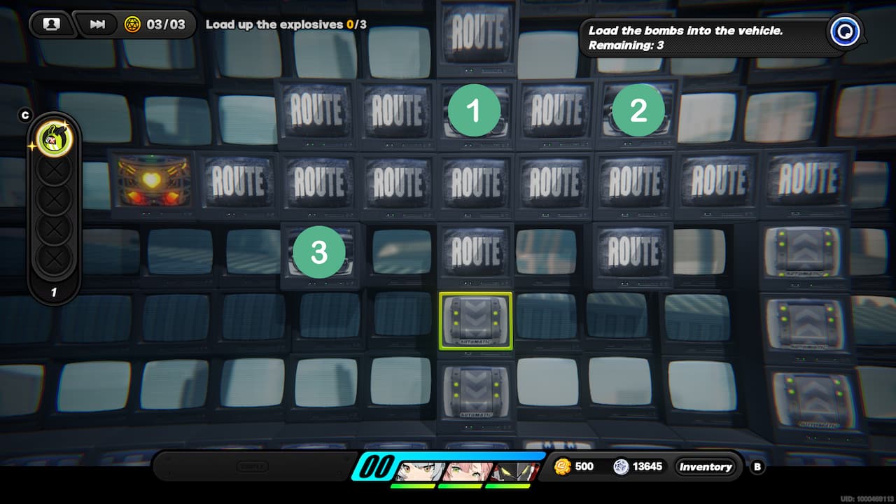 How to move the bombs onto the train in Zenless Zone Zero (ZZZ)