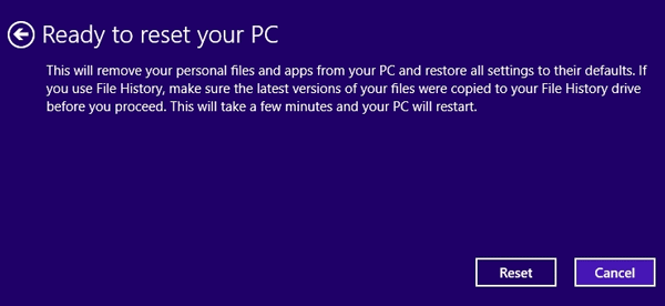 How to Factory Reset a Windows 8 Computer