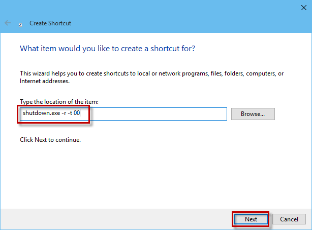 How to Create Shutdown, Restart Shortcut on Windows 10 Desktop