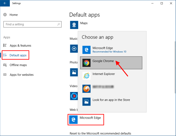 How to Set Chrome as Default Web Browser in Windows 10