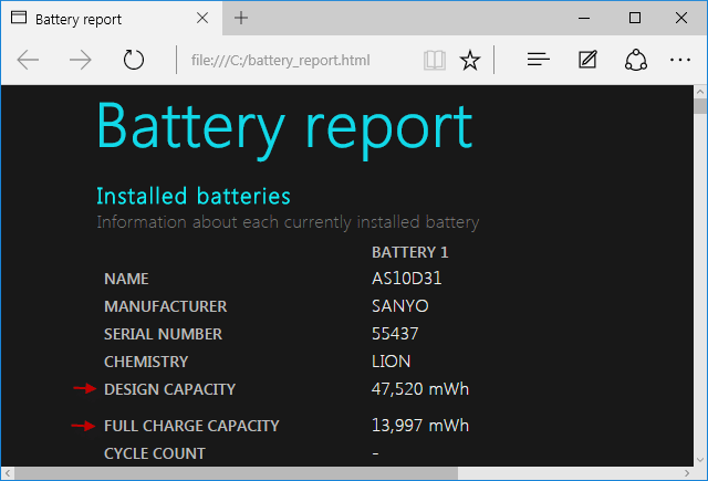 How to Generate a Laptop Battery Report for Windows 10 PC