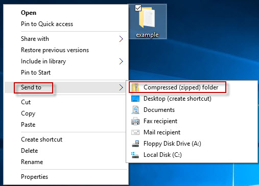 How to Zip and Unzip Files in Windows 10 without WinZip Software