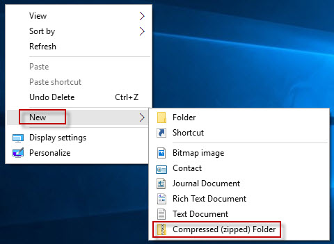 How to Zip and Unzip Files in Windows 10 without WinZip Software