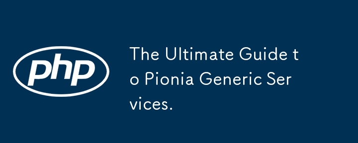 The Ultimate Guide to Pionia Generic Services.