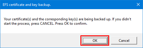 How to Back up Encryption Certificate and Key in Windows 10