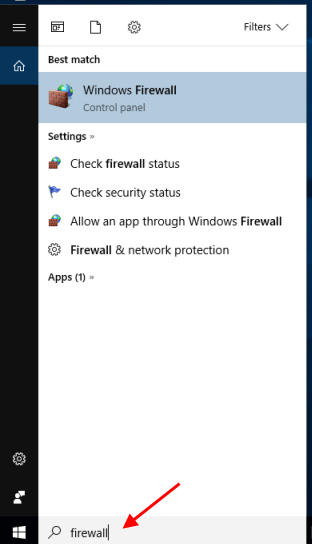 How to Turn on or Off Windows Firewall in Windows 10