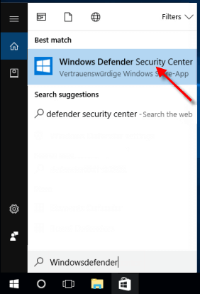 How to Open Windows Defender Security Center App in Windows 10