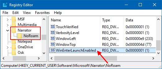 How to Disable Narrator Shortcut Key in Windows 10