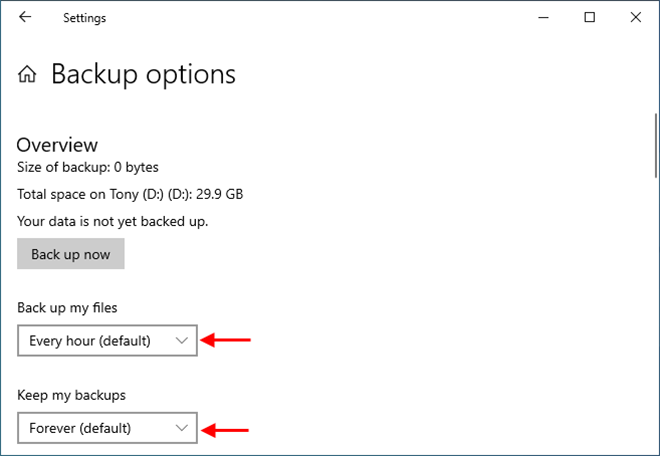 How to Turn on File History on Windows 10 to Back up Data