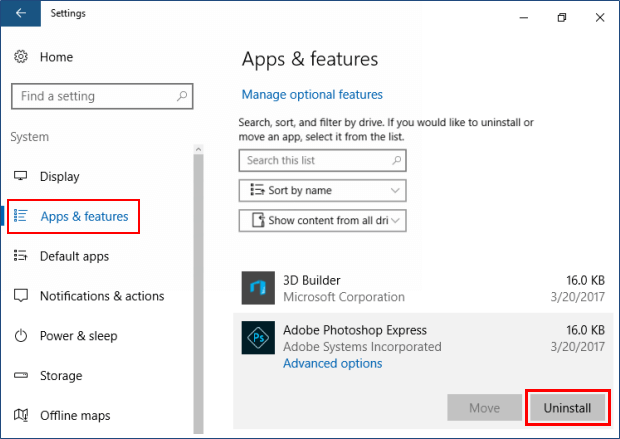 How to Uninstall Desktop Apps and Windows Apps in Windows 10