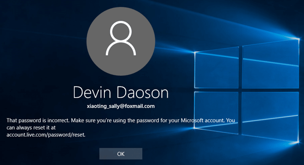 Windows 10 Password Incorrect During Logon, How to Solve It