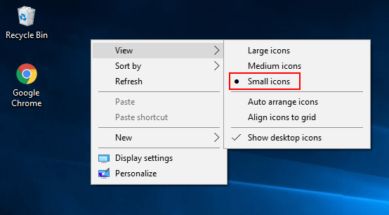 How to Change the Size of Desktop Icons in Windows 10