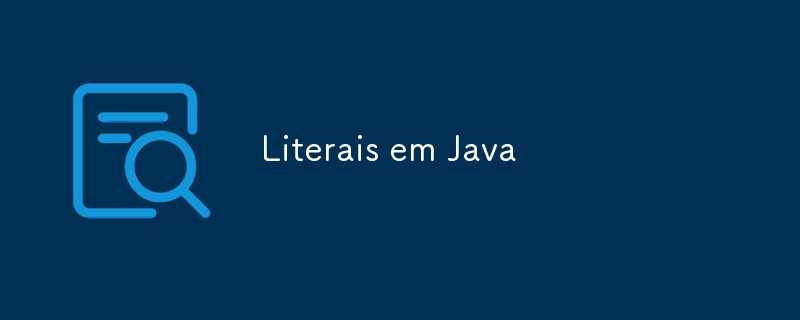 Literais em Java