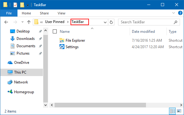 How to Pin to Taskbar and Unpin from Taskbar in Windows 10