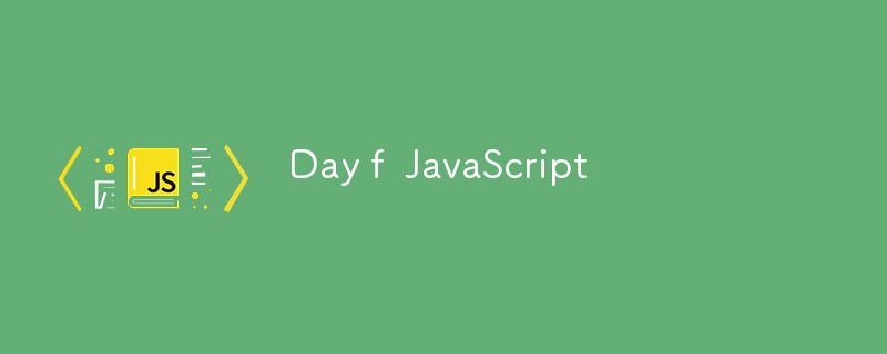 Day f  JavaScript