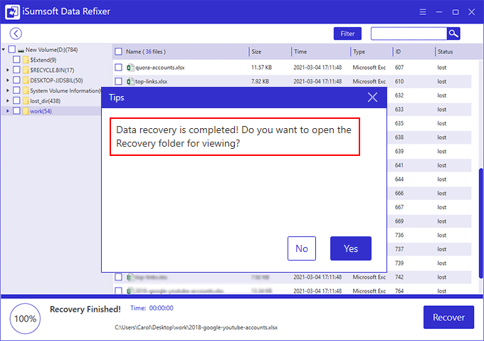 How to Retrieve Deleted Excel File Not in Recycle Bin Windows 10