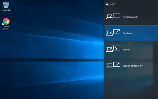 How to Connect to a Projector or PC on Windows 10 PC