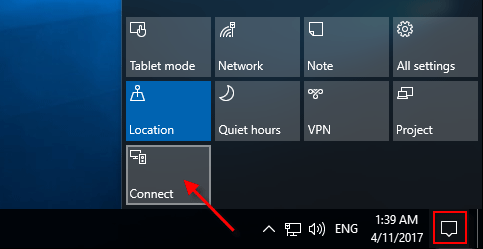 How to Connect to a Projector or PC on Windows 10 PC