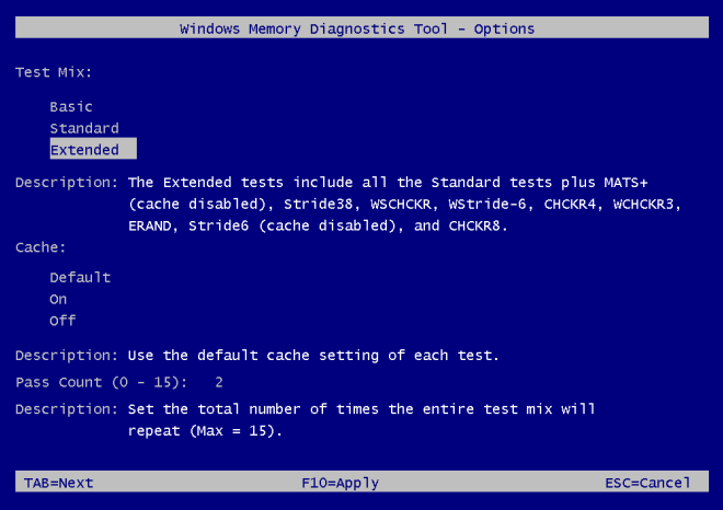 Check for System Memory Problems with Diagnostic Tool