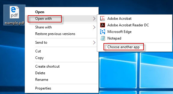 3 Ways to Change or Set Default PDF Viewer in Windows 10