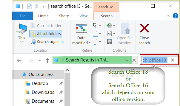 Can\'t Find Office Applications in Windows 10/8.1/8, How to do