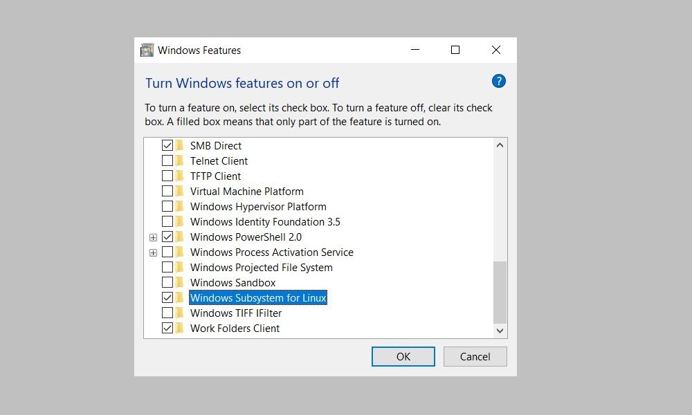 How to Enable Windows Subsystem for Linux