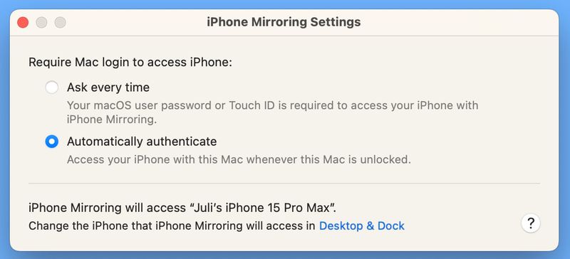 iPhone Mirroring in macOS Sequoia and iOS 18: Everything You Need to Know