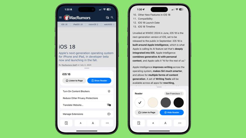 iOS 18: What\'s New With Safari