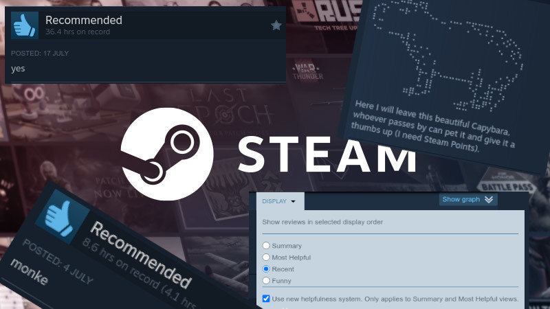 New Steam review helpfulness system puts informative reviews first, ASCII art and memes second