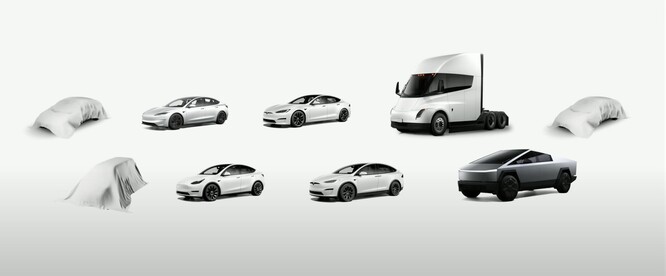 Tesla teases three new EVs, possibly including the long-rumored Robovan as well as the Robotaxi