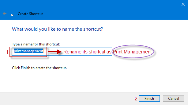 3 Ways to Create Shortcut for Print Management on Windows 10 Desktop