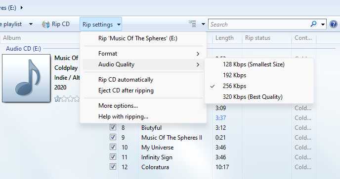 How to Rip an Audio CD on Windows