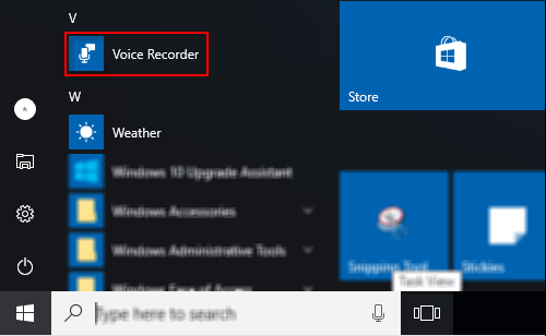 How to Open and Use Voice Recorder in Windows 10