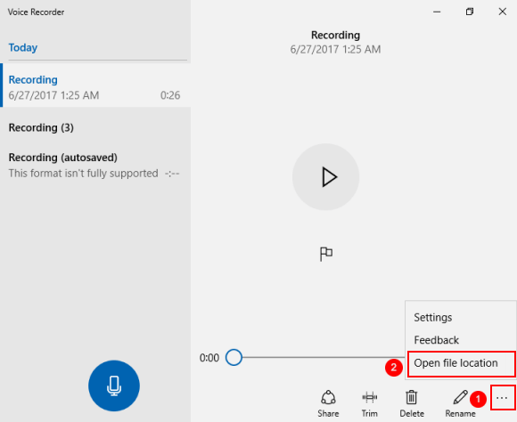 How to Open and Use Voice Recorder in Windows 10