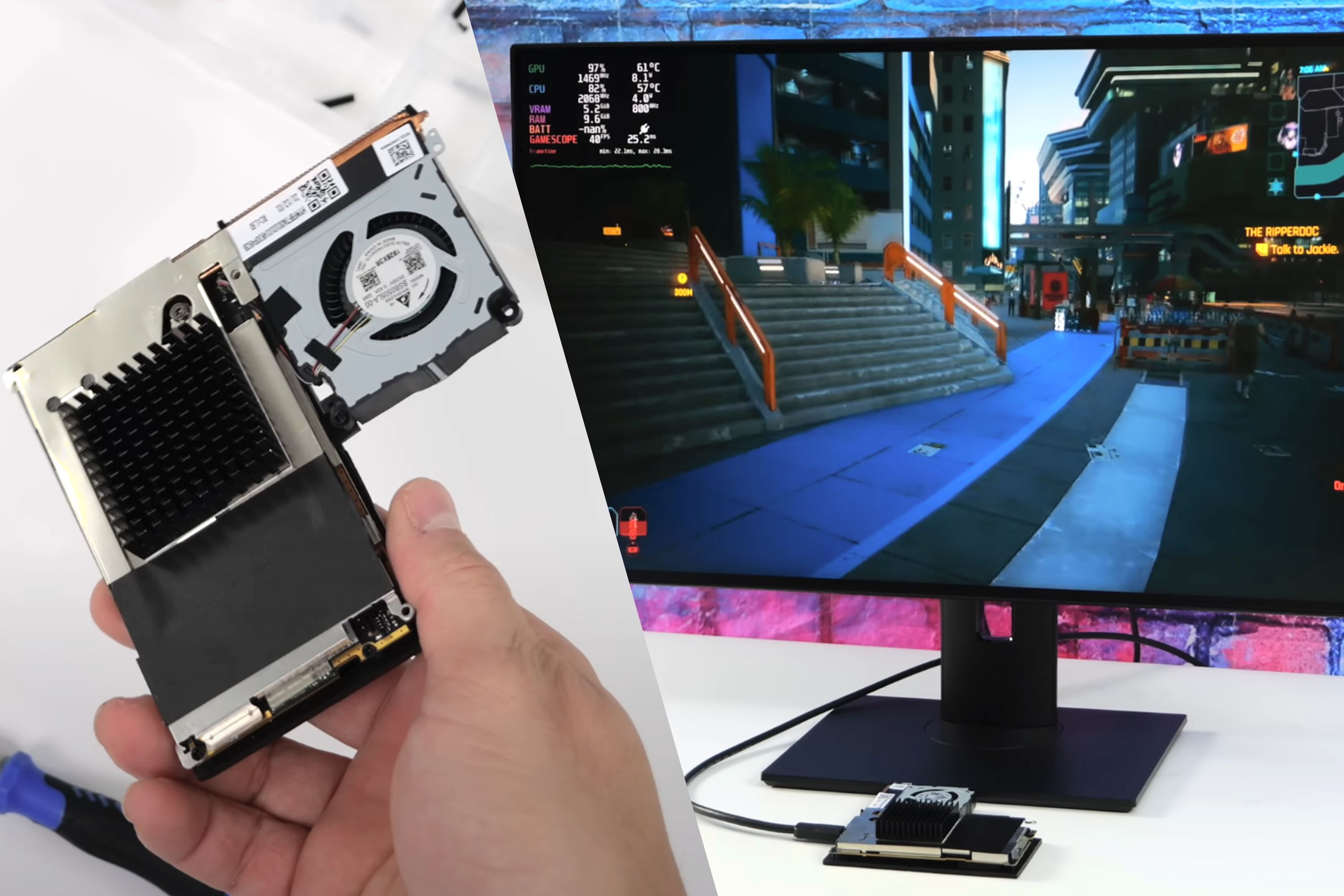 Broken Steam Deck becomes dirt cheap mini PC in creative DIY project