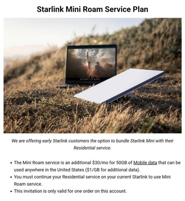 Starlink Mini priced at 9 as SpaceX makes weight specs official and offers Mini Roam plan for /month