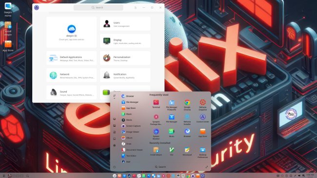 Deepin 23-based ExTiX 24.8 live Linux launches with Synaptic Package Manager and Google Chrome in tow