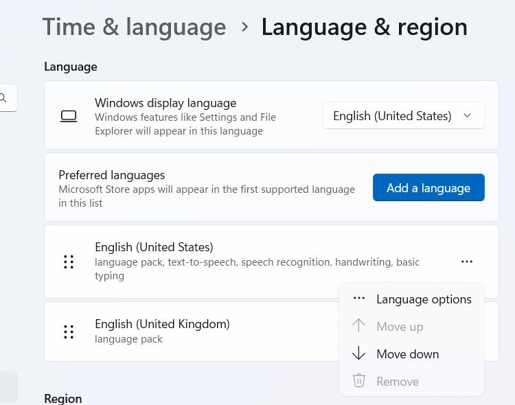 How to Add and Change Keyboard Layouts in Windows 11